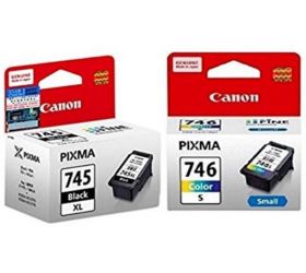 Canon new 745xl/746 small 745 XL & 746 Small [Set of 2] Tri-Color Ink Cartridge image